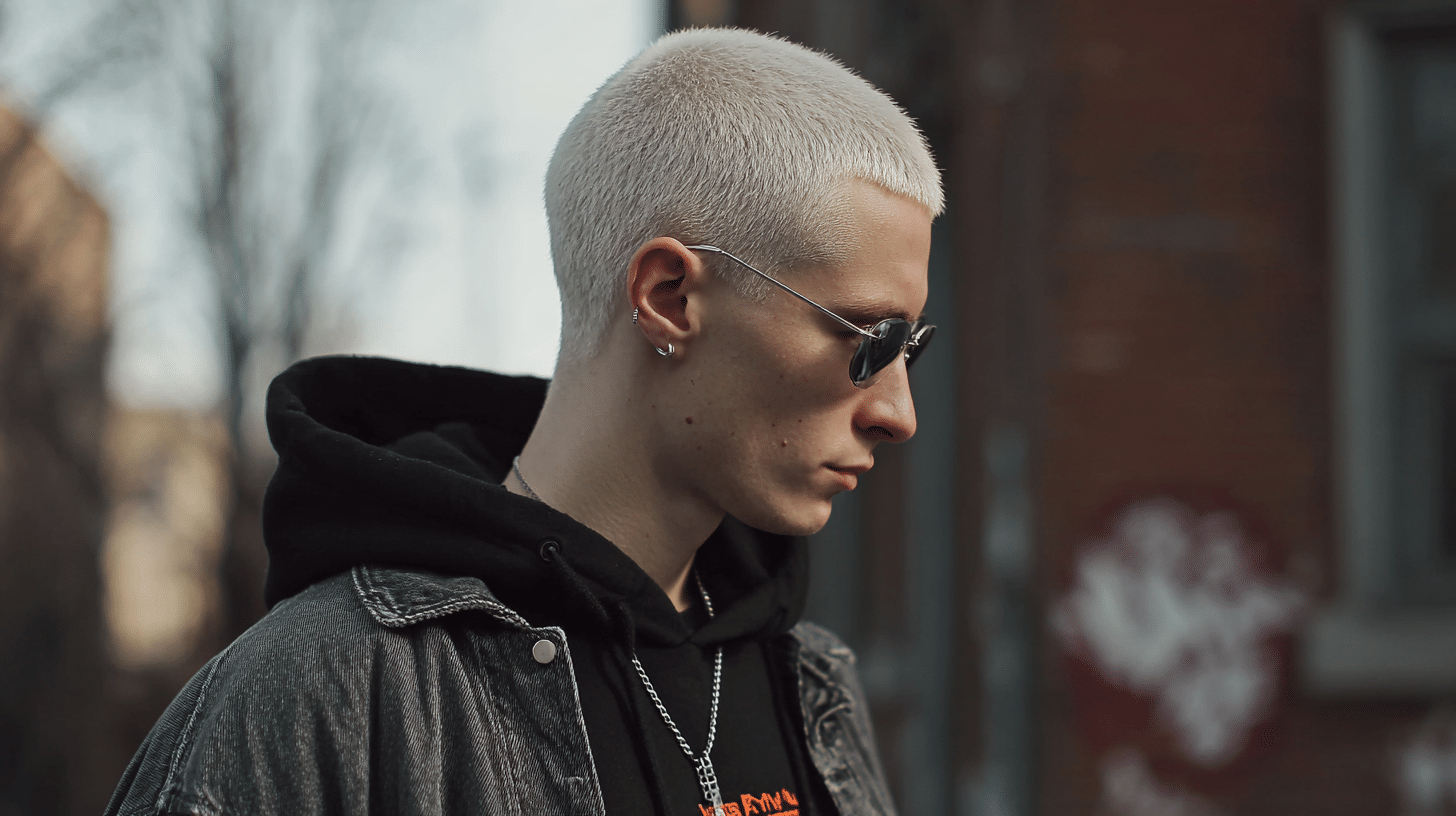 Bleached / Dyed Buzz Cut