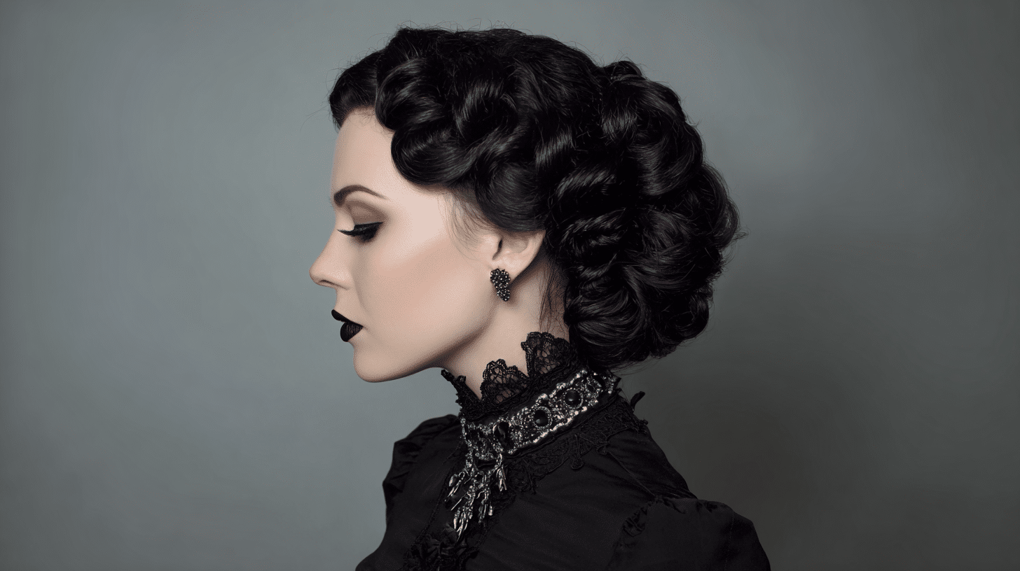 Classic Updo Goth
