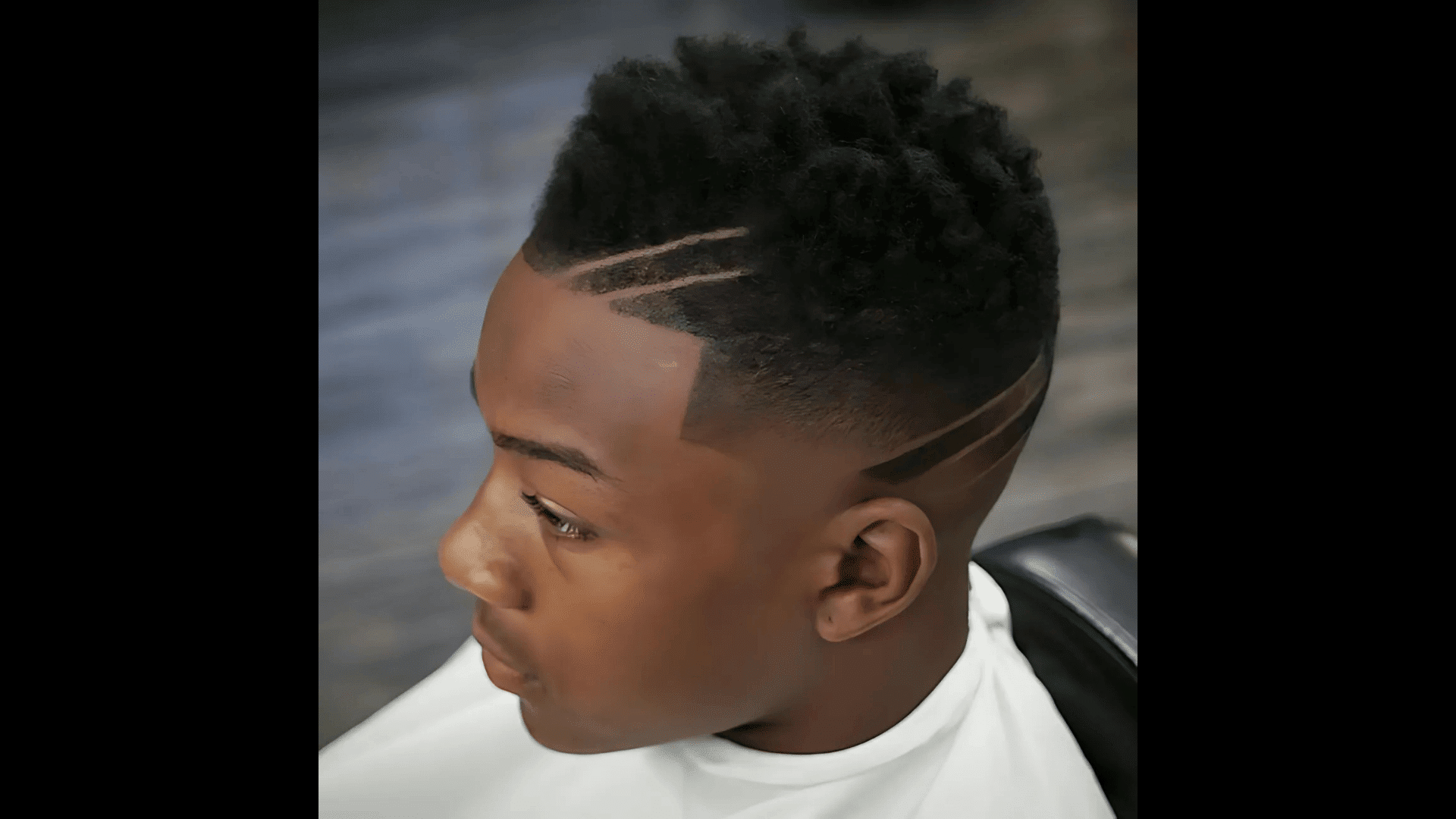 Dual Racing Stripes Fade