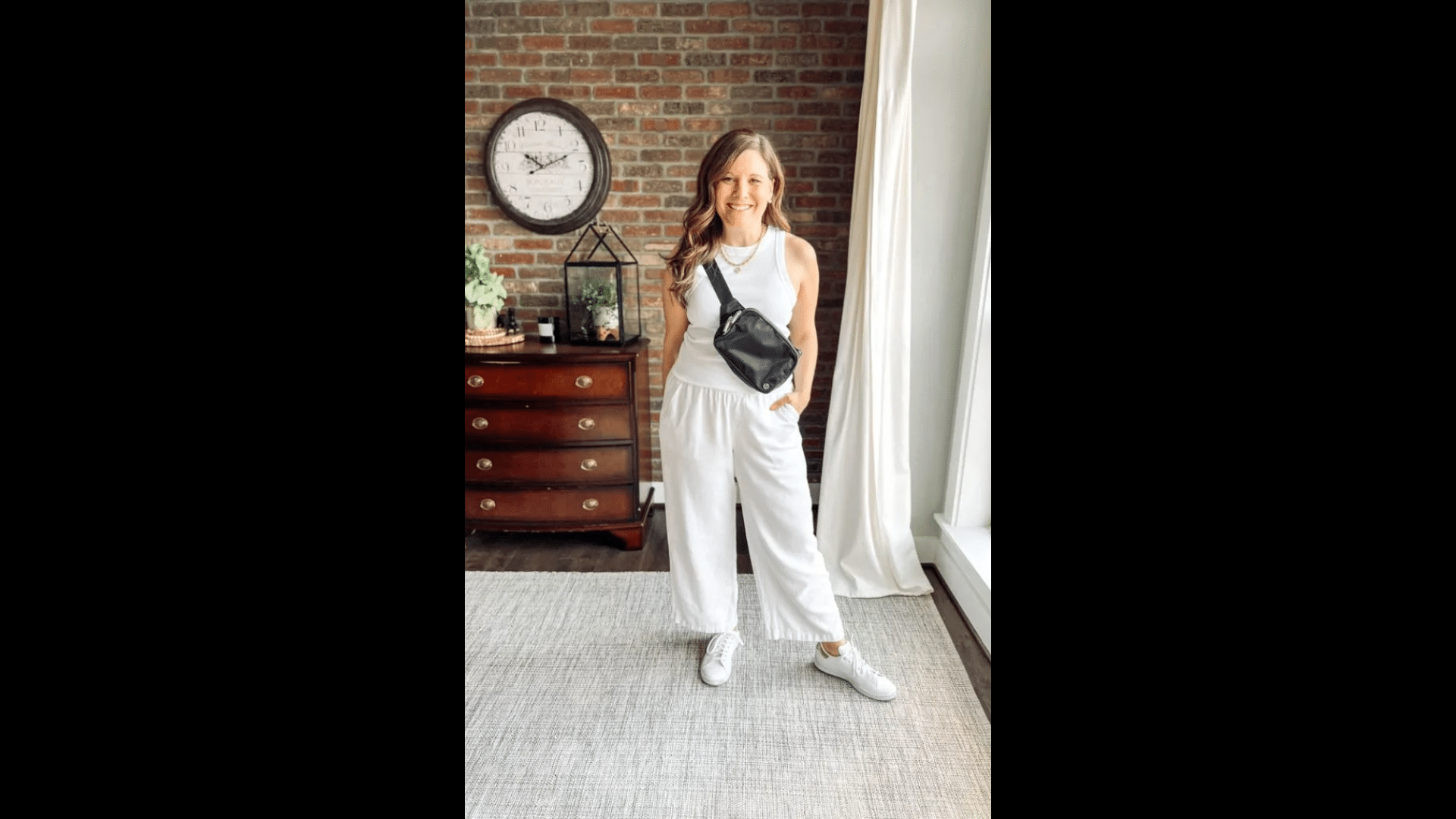 Flowy Linen Pants with a Tank