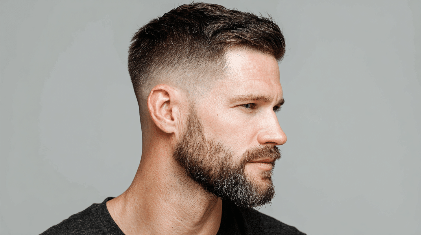 Mid-Taper Fade with Beard Fade