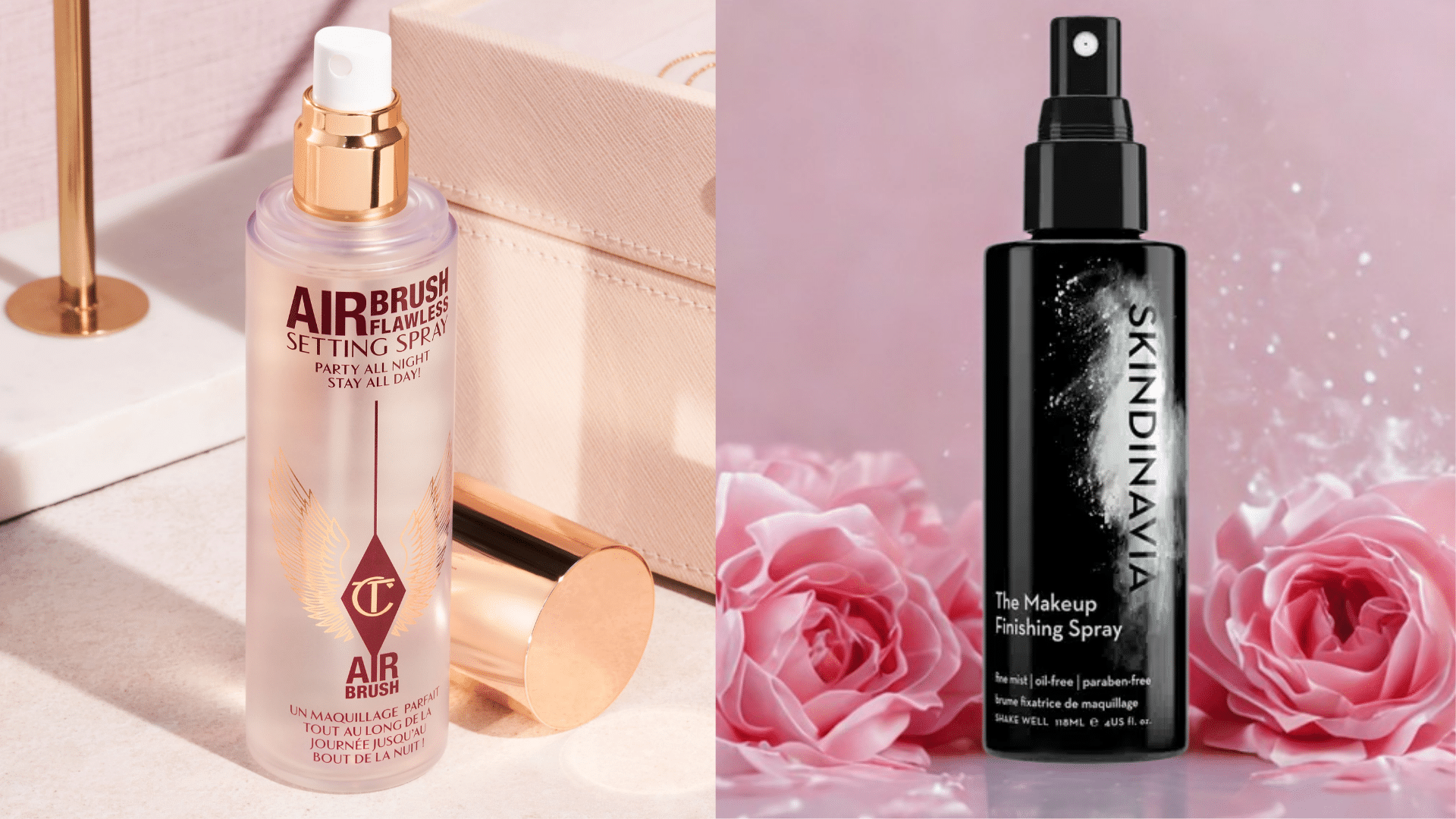 Setting Spray vs Finishing Spray