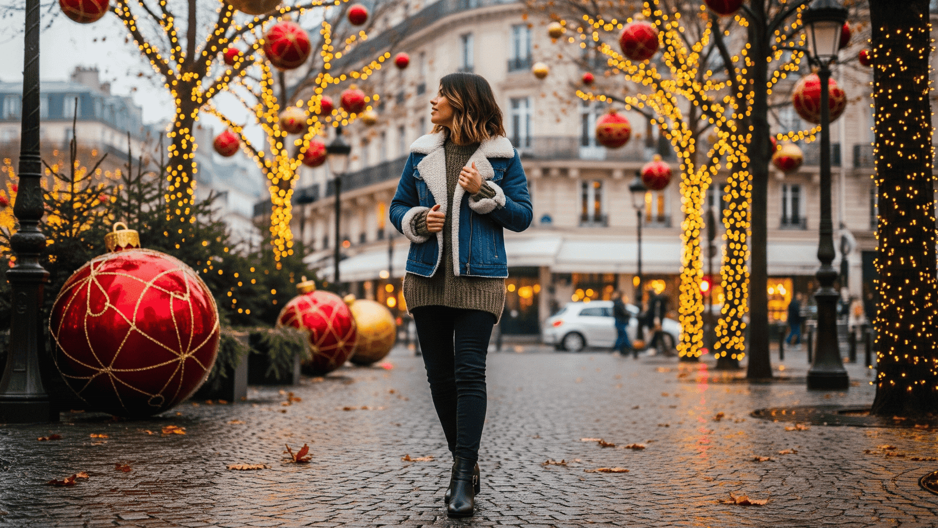 Shearling-Lined Denim Jacket