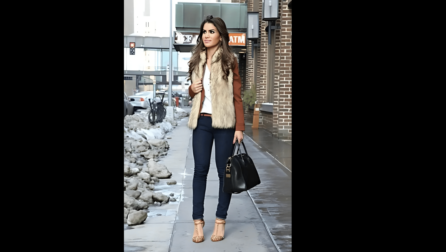 Thermal Henley with Quilted Vest